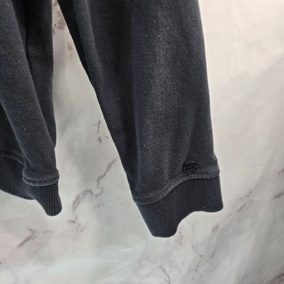 Noize Amstrdm Sweatshirt Mens Medium Black Crew Drop Shoulder Vegan Cruelty Free - Picture 4 of 10